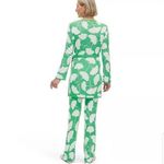 Diane Von Furstenberg  X Target Knit Wrap Sweater + matching Green pants Set XXS Photo 3