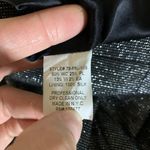 Alice + Olivia  S Black Strapless Metallic Mini Dress Party Cocktail Glam Photo 5