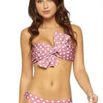 PilyQ New.  Milly Dot bikini set.  D-cup/M-bottom. MSRP $169 Photo 0