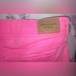 Abercrombie & Fitch Abercrombie Pink Cutoff Denim Shorts Photo 4