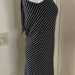 Japanese Caroll Black& White Striped Halter Neck Photo 6