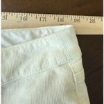 Talbots  Womens Size 16 Slim Ankle Pants Off White Corduroy Sparkly Pockets Photo 6