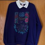 Jerzees  Purple Alaska Wildflowers Sweatshirt Photo 0