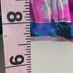 Island Soul  Women's Floral Print Ruffle Bikini Purple Small Top Medium Bottoms Photo 11