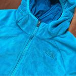 The North Face Reversible Windstopper Fleece Hooded Jacket Blue Photo 4