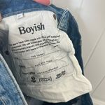 Boyish High Rise Straight Leg Distressed Jeans Blue Size 27 Photo 6