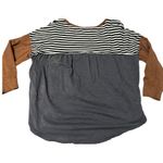 Oversized Star Patch High Low Quilted Patchwork sweater Multiple Photo 4