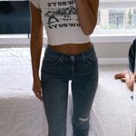 Lucky Brand Gray Skinny Jeans Photo 0