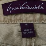 Gloria Vanderbilt  tan 16 wide leg jeans. Photo 3