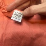 Elegant Strapless Coral Midi Dress Pink Photo 3