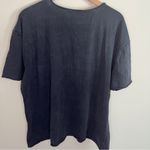 Urban Outfitters Out From Under Women's Size Large Short Sleeve Tee Shirt Black Washed Relaxed Photo 4