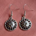 Handmade Sun Earrings Photo 0