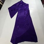 L'Academie Sawyer Midi Dress in Deep Purple Small Photo 2