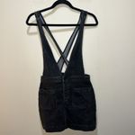 Free People  Black Denim Overall Dress Size 2 Photo 2