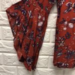 Gypsies & Moondust  Multi Color Floral Thin peasant Blouse‎ with keyhole Size M Photo 2