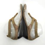 MIA  Womens Rosy Low Wedge Thong Gold Beaded Jeweled Sandal Size 9.5 Photo 7