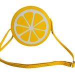 Sweet Lemons Vegan Leather Lemon Shaped Crossbody Bag  Photo 0