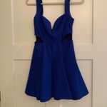 by the way. blue cut-out dress Small Photo 4