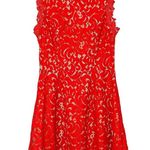 Francesca's Francesca’s Red Lace Halter Neck Sleeveless Cocktail Mini Party Dress, EUC, Med Photo 2