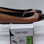 Nine West Teland3 Slip On Flats Women's 7 Brown Casual Shoes Work School Comfort Photo 0