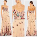 Mac Duggal NWT  Embellished Floral Detail A Line Gown Photo 2
