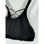 Marika Tek Open Lace Up Black Sport Bra Size Medium Photo 2