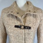 Ivanka Trump  neutral wool blend buckle walker coat size 2 Photo 1