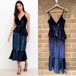 Yumi Kim  DYNASTY VELVET DRESS MIDNIGHT TWINKLE XS Photo 2