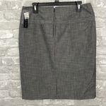 AB Studio  Grey Pinstripe Skirt Photo 1