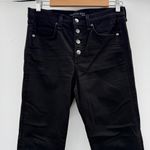 Veronica Beard Debbie Button Fly High Rise Skinny Jeans in Raven Black Sz 29/8 Photo 3