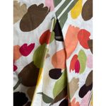 Talbots Floral Print A-Line Skirt Button Front Knee Length Colorful Retro Style Photo 5