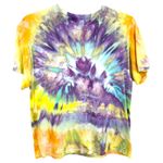 Fruit of the Loom Fruit of‎ the Loom Large Top Handmade Tie Dye Shirt Colorful Purple Yellow 864 Photo 0