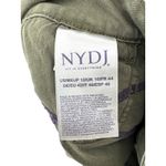 NYDJ  Sheri Slim Ankle Jeans Topiary Olive Green Women's Size 12 Fray Hem NWT Photo 6