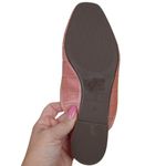 Schutz "Carlene" Rosa Croc Embossed Mule Ballet Flats Sz 6B Photo 6