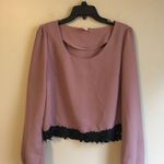 K by Kinnucan's large long sleeved top Pink Photo 0