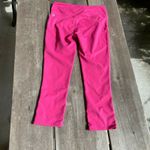 Fabletics  Womens Leggings Size XS Lima Capri Workout Hot‎ Pink Raspberry Active Photo 2