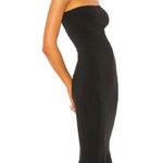 Norma Kamali  Strapless Fishtail Dress in Black XL Photo 1