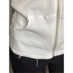 Lauren Moshi New.  white zip up hoodie. Small. Retails $178 Photo 8