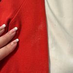 Edikted Red Collared Button Up Long-Sleeve Photo 3