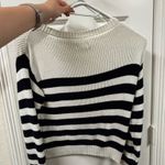 Maeve  Anthropologie Striped Sweater Mockneck Photo 2