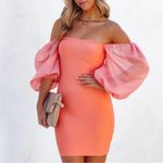 VICI  | Villy Puff Sleeve Bodycon Dress Photo 1