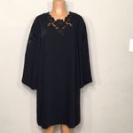 Alfani black dress with cut out embroidered lace. New Photo 2