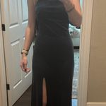 Revelry Steph Velvet Bridesmaid Dress Blue Size 2 Photo 2