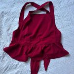 Urban Outfitters red open back tie top Photo 0