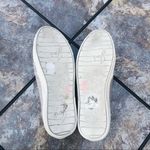 Joie  Huxley Light Gray Croc Embossed Suede Sneakers Sz 7.5 Photo 7