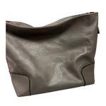 Montana West Select Gray Pebbled Leather Shoulder Bag Purse Gold Tone Hardware Photo 4