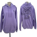 The Mayfair Group I'm So Thankful You Exist Sweatshirt Purple One Size Petite Photo 2
