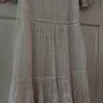 Ulla Johnson Simone Puff Sleeve Eyelet Shift Dress Size 2 White Bridal Lace Photo 11