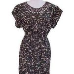 MOSSIMO Geometric Small Blouson Cut out Neckline Mini Dress Photo 0