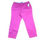 A New Day ‎ Size 17 R Pink Capri Pants Side Zip Skinny Ankle High Rise Fitted Hip Photo 4